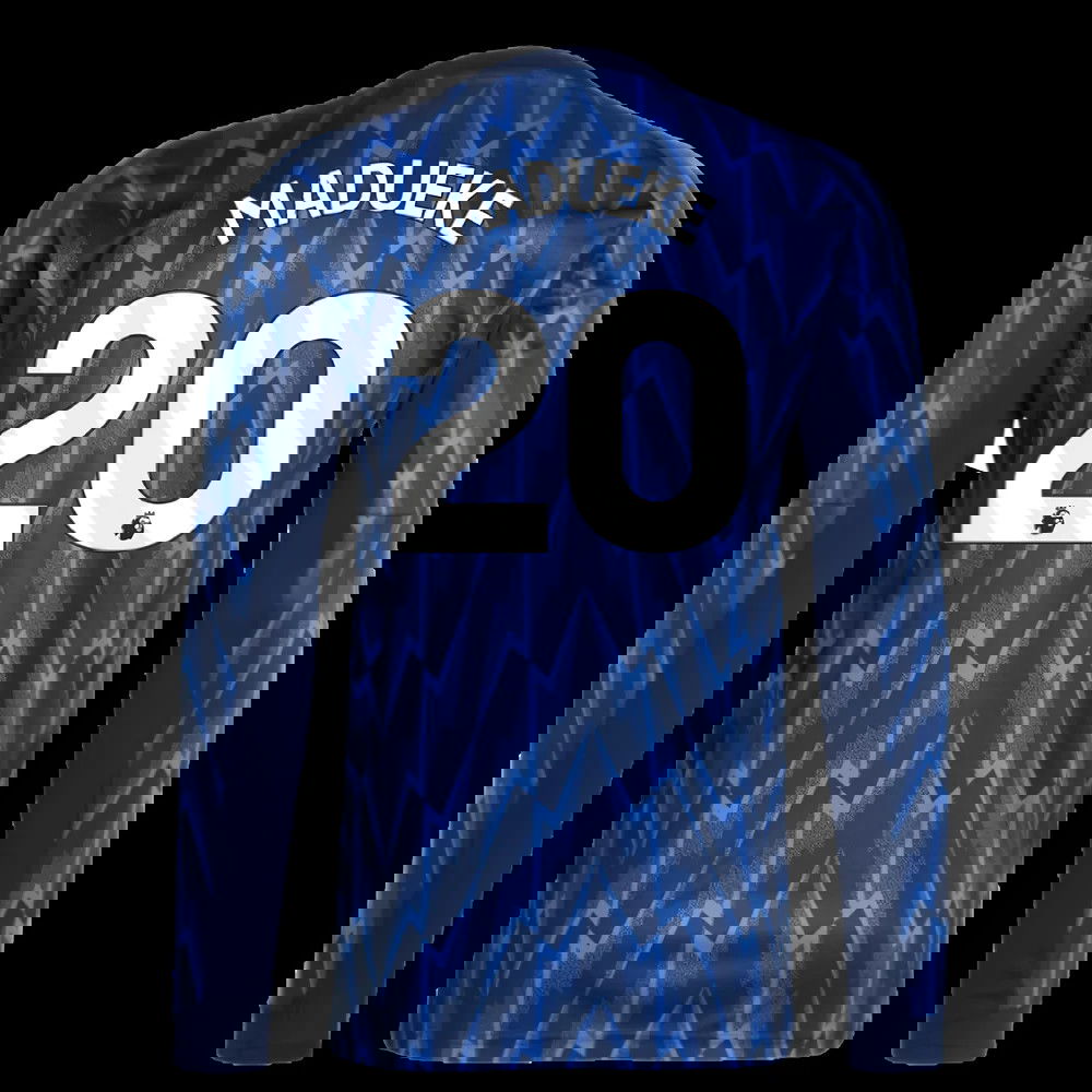 2025-2026 Arsenal Long Sleeve Away Shirt (Madueke 20)
