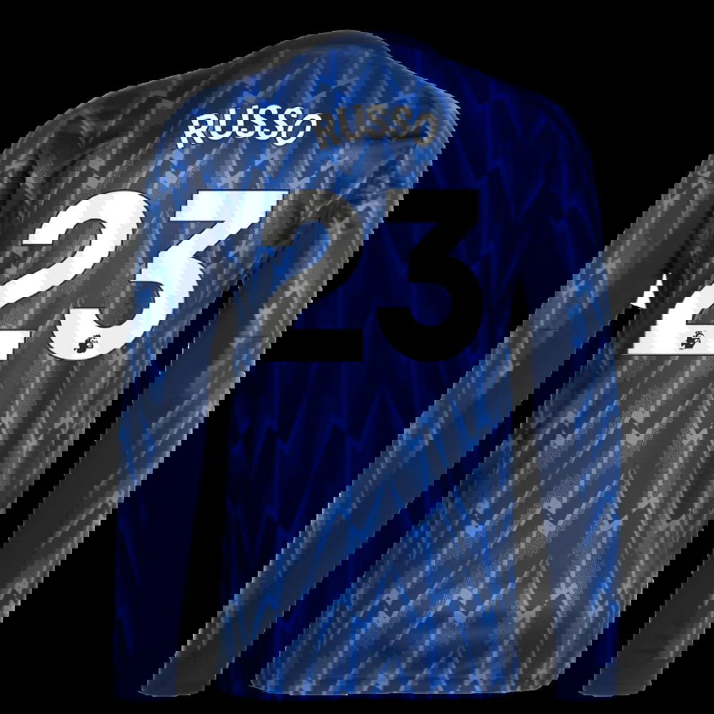 2025-2026 Arsenal Long Sleeve Away Shirt (Russo 23)