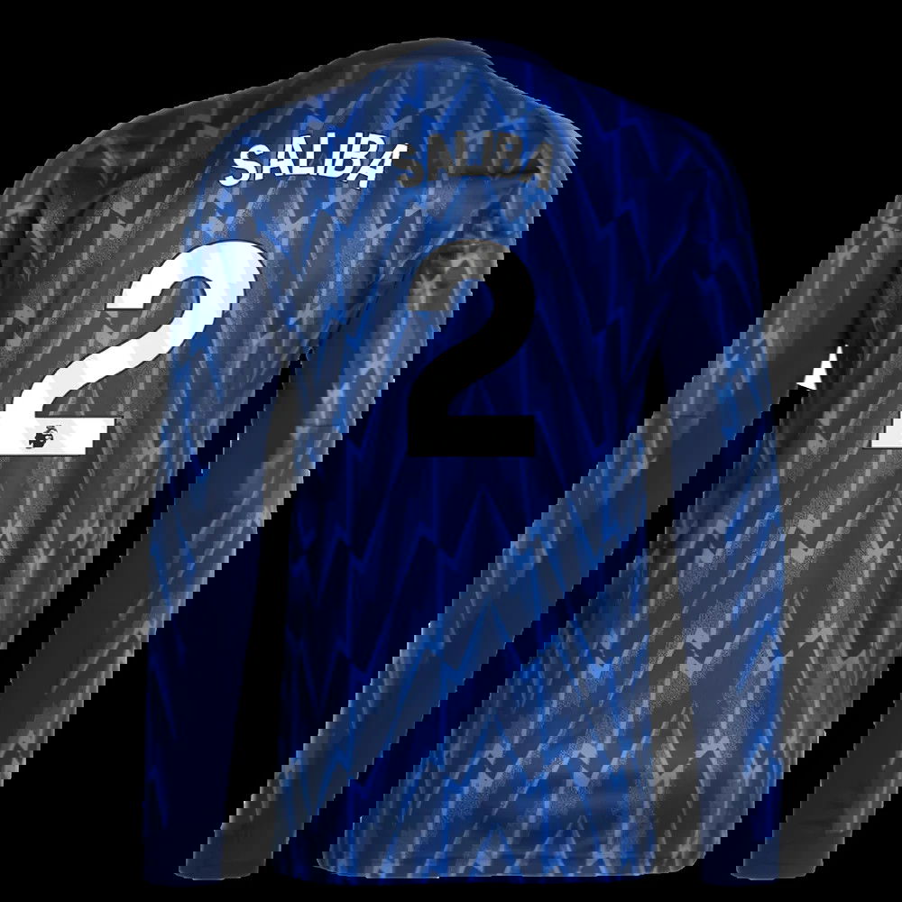 2025-2026 Arsenal Long Sleeve Away Shirt (Saliba 2)