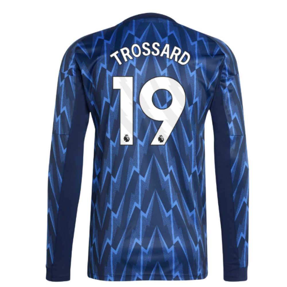 2025-2026 Arsenal Long Sleeve Away Shirt (Trossard 19)