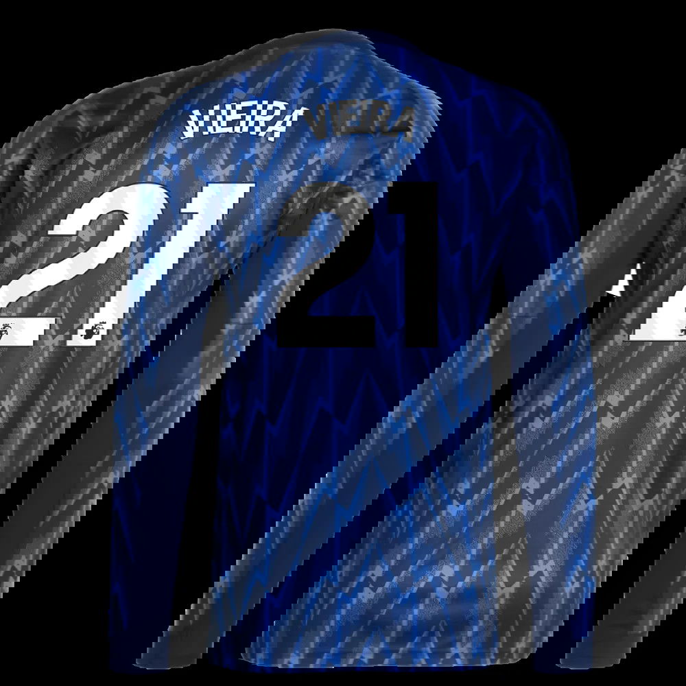 2025-2026 Arsenal Long Sleeve Away Shirt (Vieira 21)
