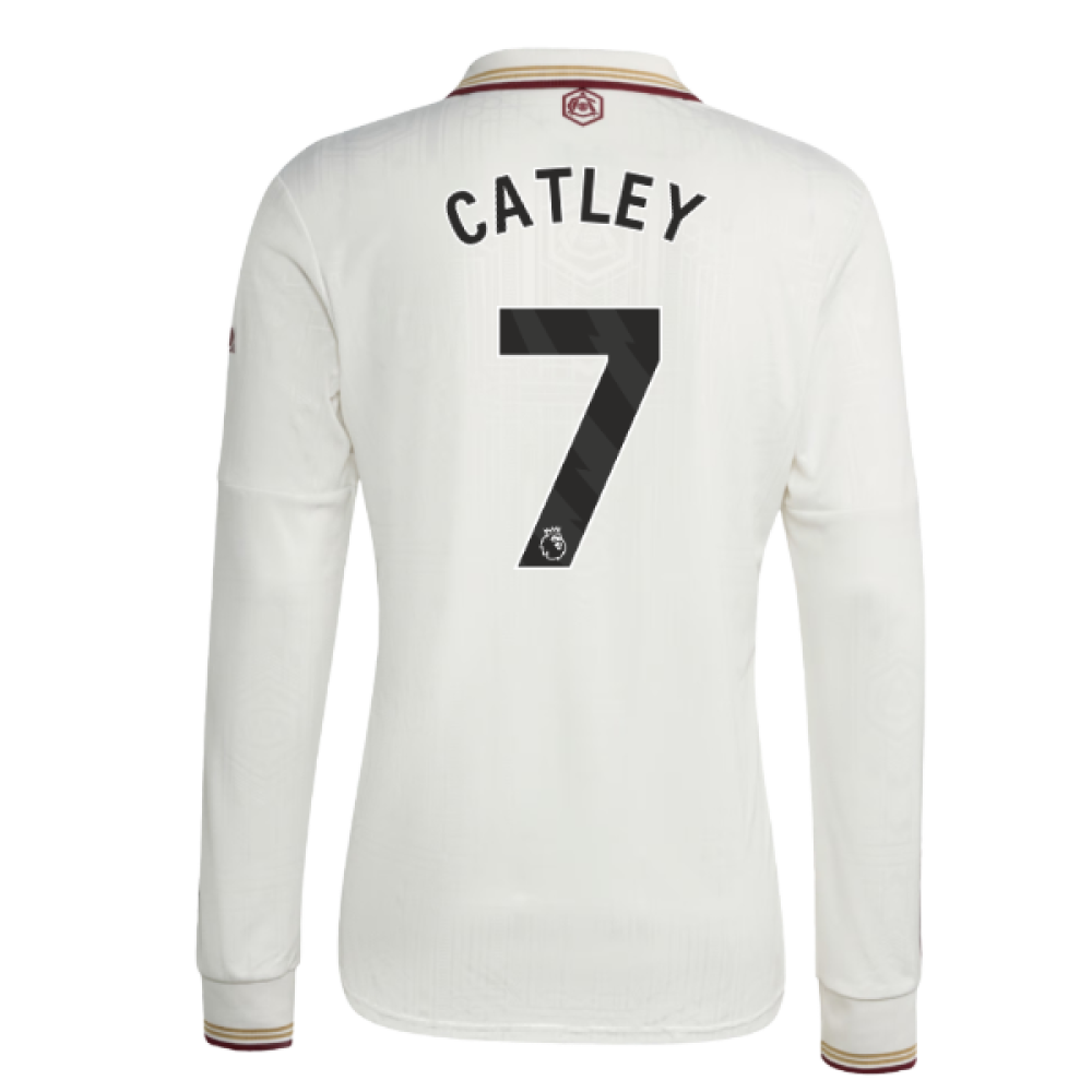 2025-2026 Arsenal Long Sleeve Third Shirt (Catley 7)