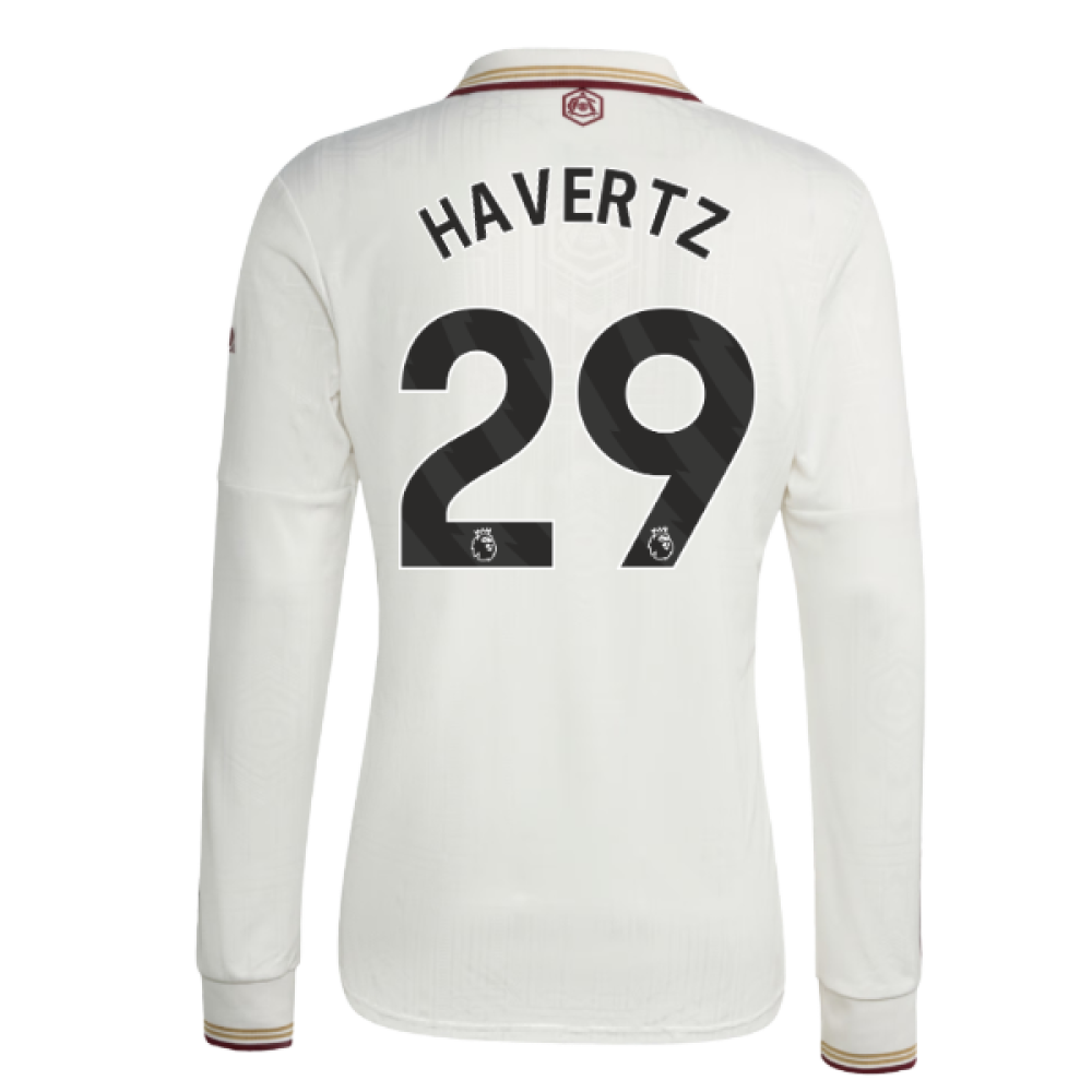 2025-2026 Arsenal Long Sleeve Third Shirt (Havertz 29)