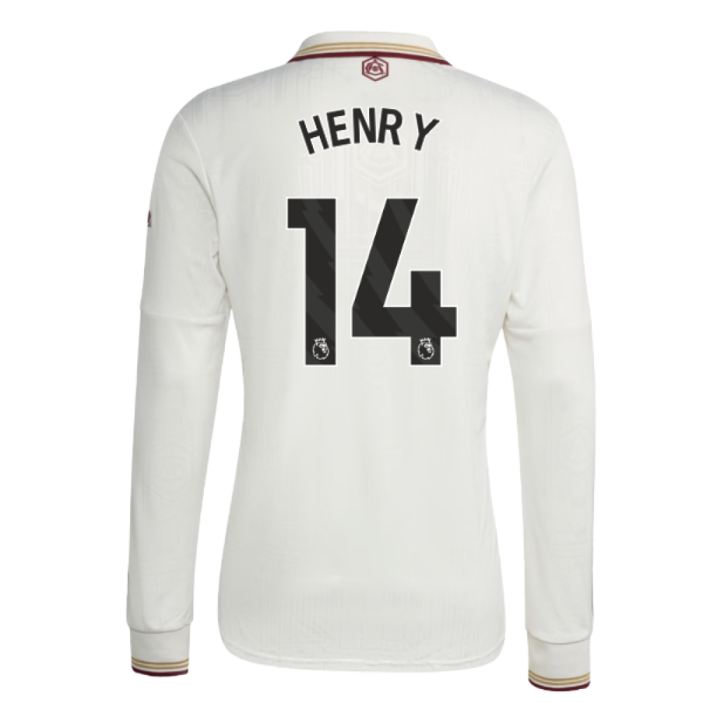 2025-2026 Arsenal Long Sleeve Third Shirt (Henry 14)