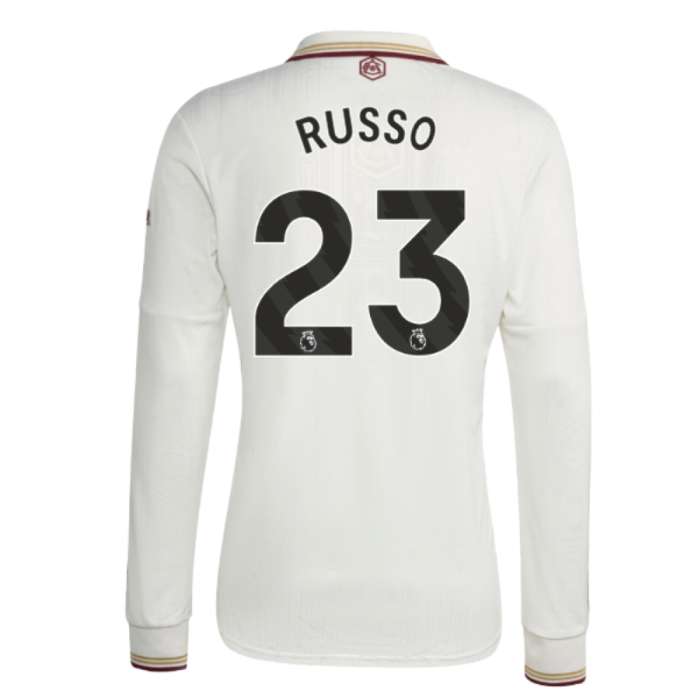 2025-2026 Arsenal Long Sleeve Third Shirt (Russo 23)