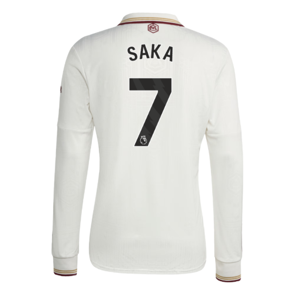 2025-2026 Arsenal Long Sleeve Third Shirt (Saka 7)