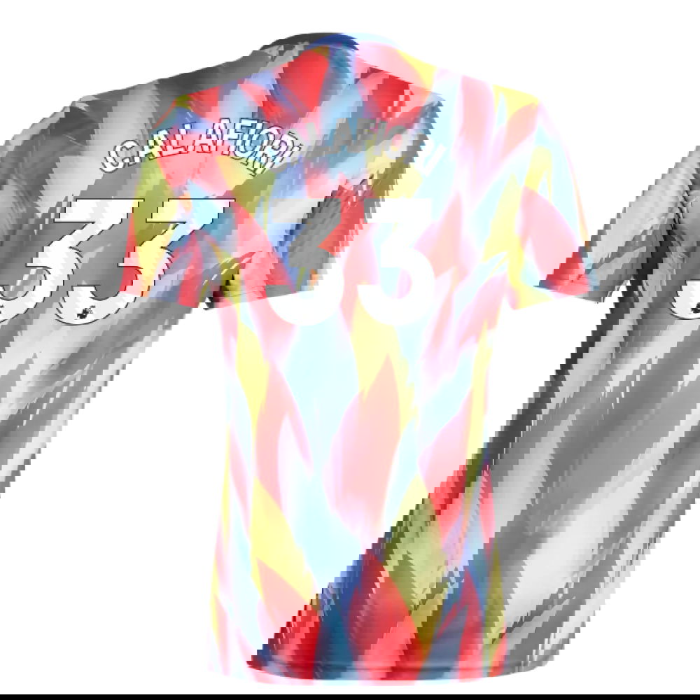 2025-2026 Arsenal Pre-Match Shirt (Victory Blue) (Calafiori 33)