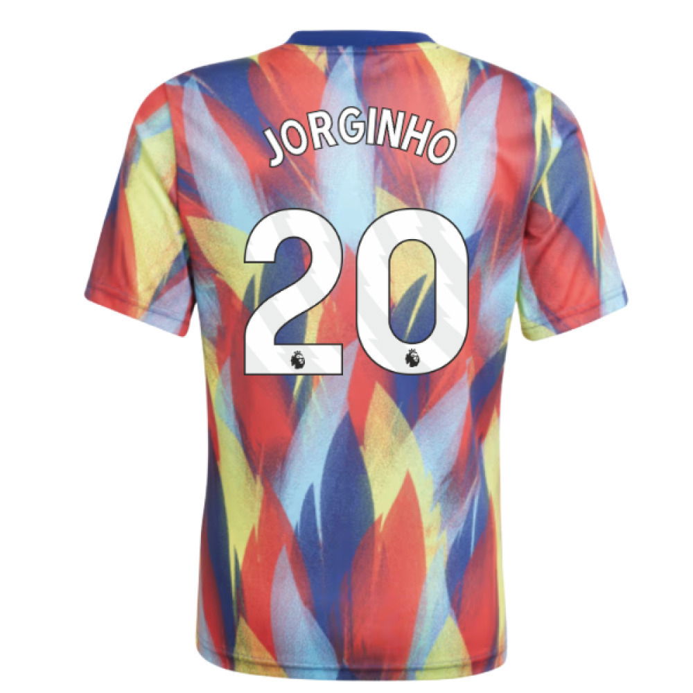 2025-2026 Arsenal Pre-Match Shirt (Victory Blue) - Kids (Jorginho 20)