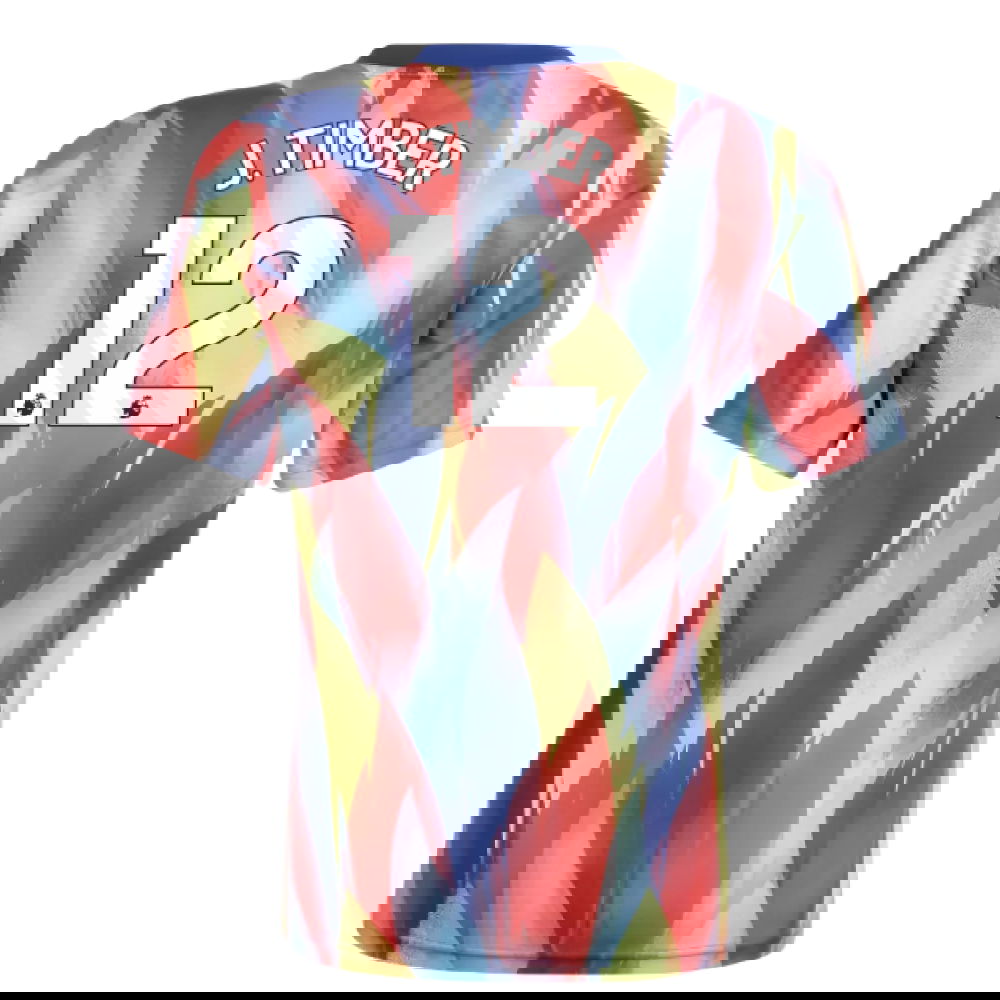 2025-2026 Arsenal Pre-Match Shirt (Victory Blue) - Kids (J.Timber 12)