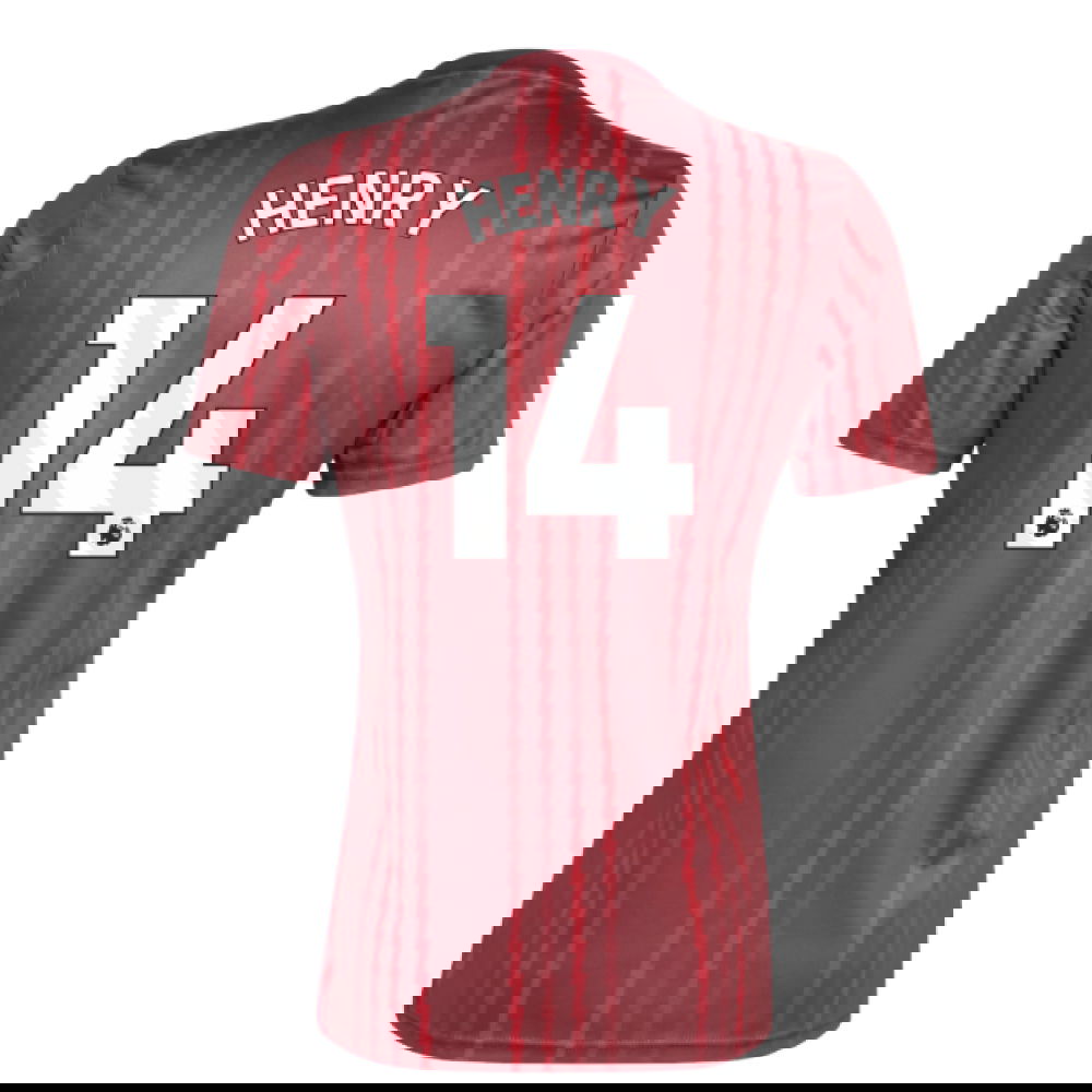 2025-2026 Arsenal Pre-Match Warm Up Shirt (Burgundy) (Henry 14)
