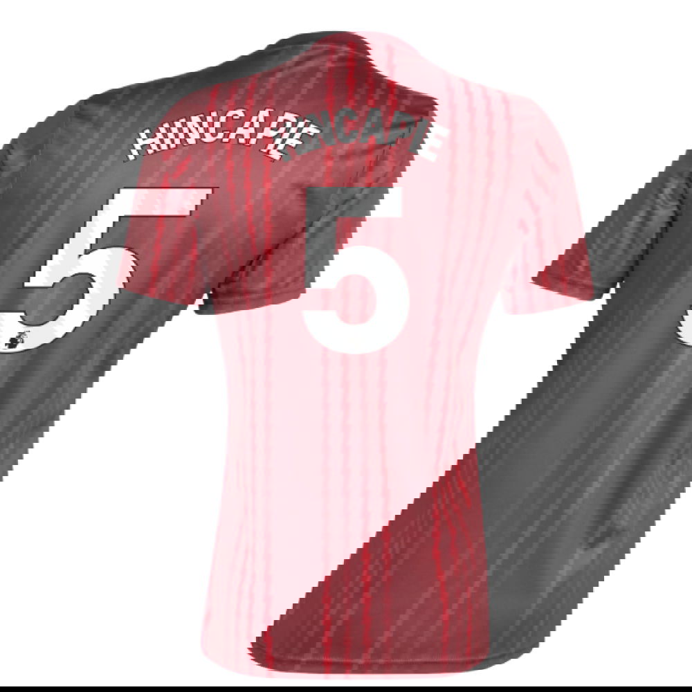 2025-2026 Arsenal Pre-Match Warm Up Shirt (Burgundy) (Hincapie 5)