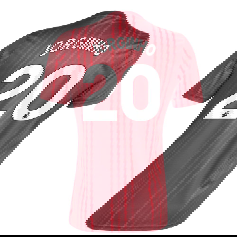 2025-2026 Arsenal Pre-Match Warm Up Shirt (Burgundy) (Jorginho 20)