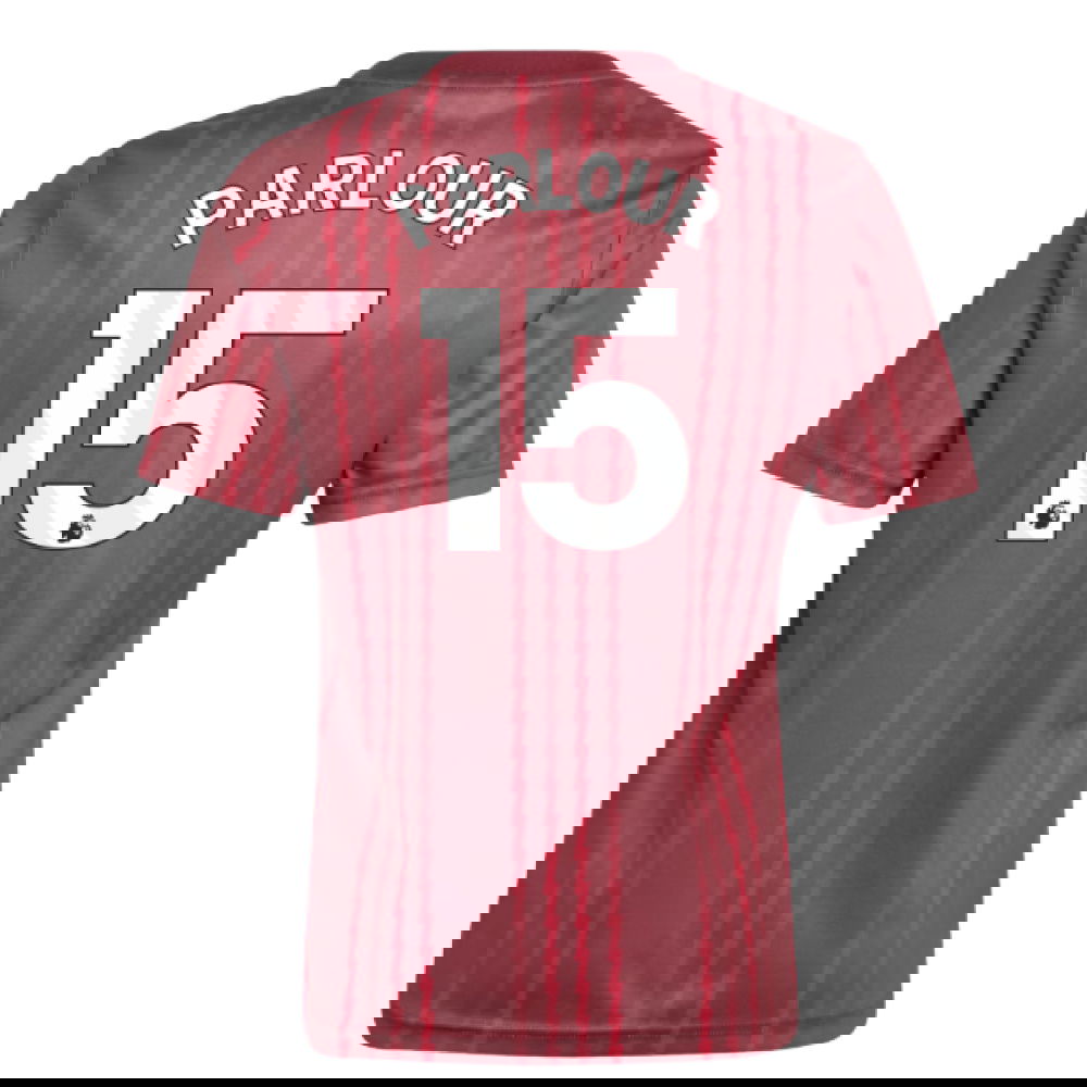 2025-2026 Arsenal Pre-Match Warm Up Shirt (Burgundy) - Kids (Parlour 15)