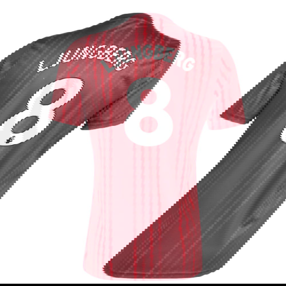 2025-2026 Arsenal Pre-Match Warm Up Shirt (Burgundy) (Ljungberg 8)
