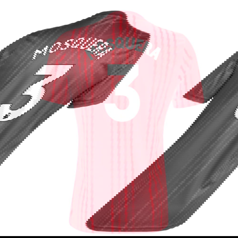 2025-2026 Arsenal Pre-Match Warm Up Shirt (Burgundy) (Mosquera 3)
