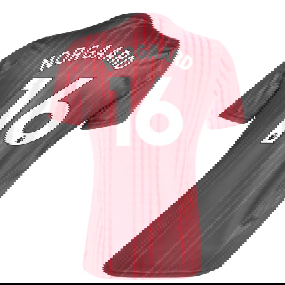 2025-2026 Arsenal Pre-Match Warm Up Shirt (Burgundy) (Norgaard 16)