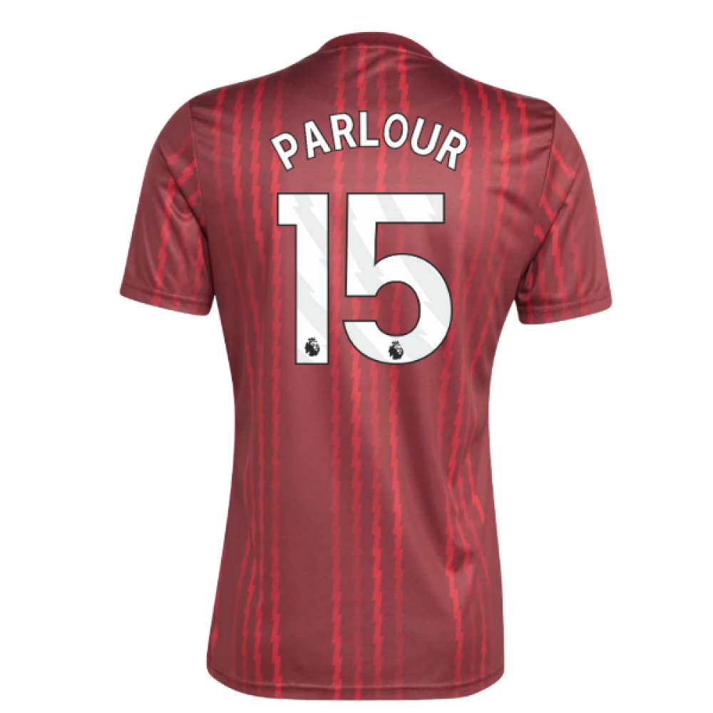 2025-2026 Arsenal Pre-Match Warm Up Shirt (Burgundy) (Parlour 15)