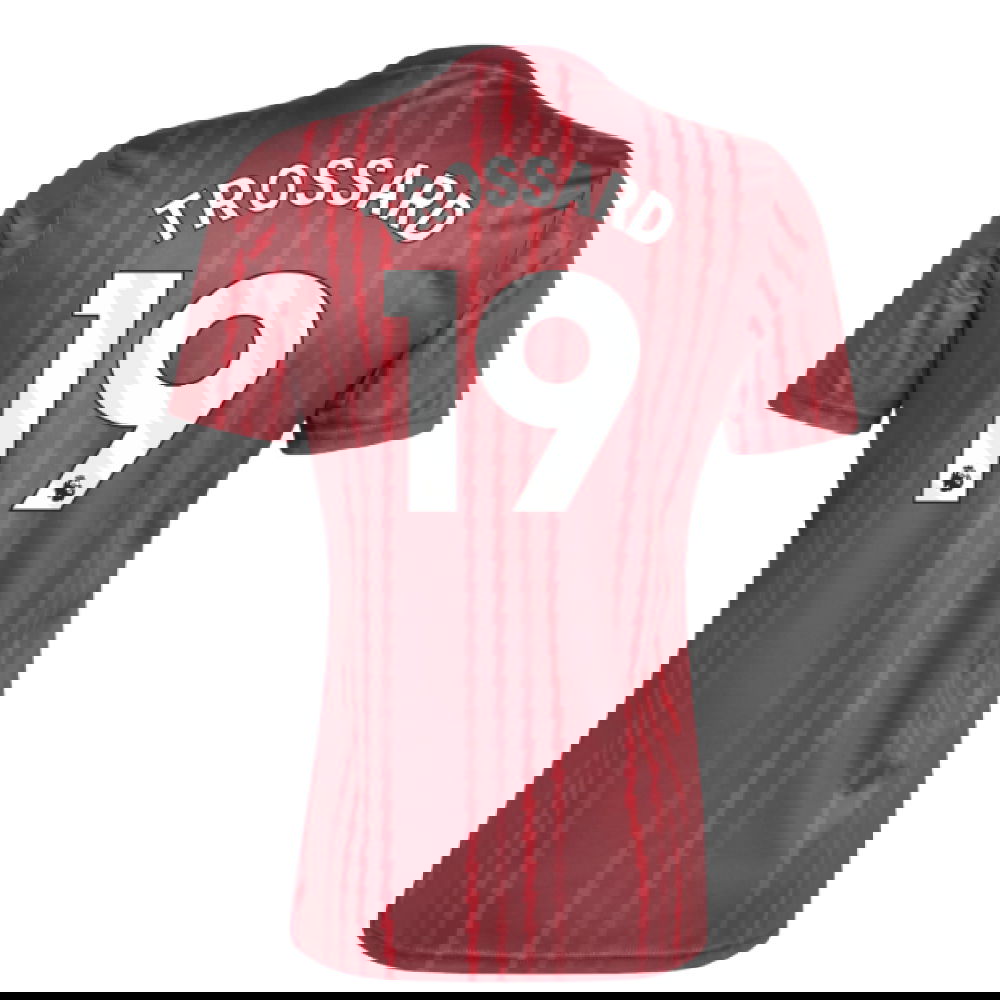 2025-2026 Arsenal Pre-Match Warm Up Shirt (Burgundy) (Trossard 19)
