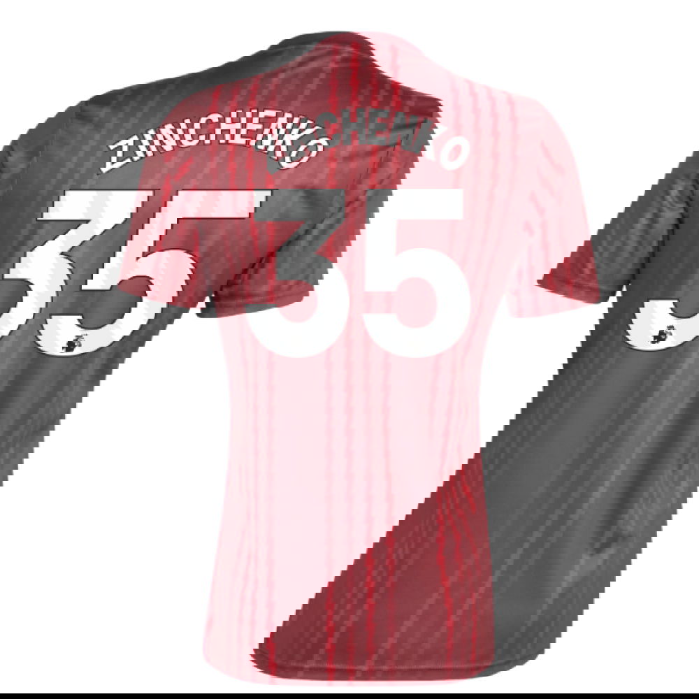 2025-2026 Arsenal Pre-Match Warm Up Shirt (Burgundy) (Zinchenko 35)