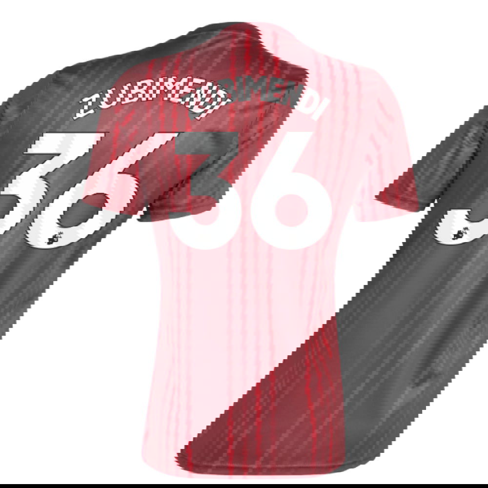 2025-2026 Arsenal Pre-Match Warm Up Shirt (Burgundy) (Zubimendi 36)