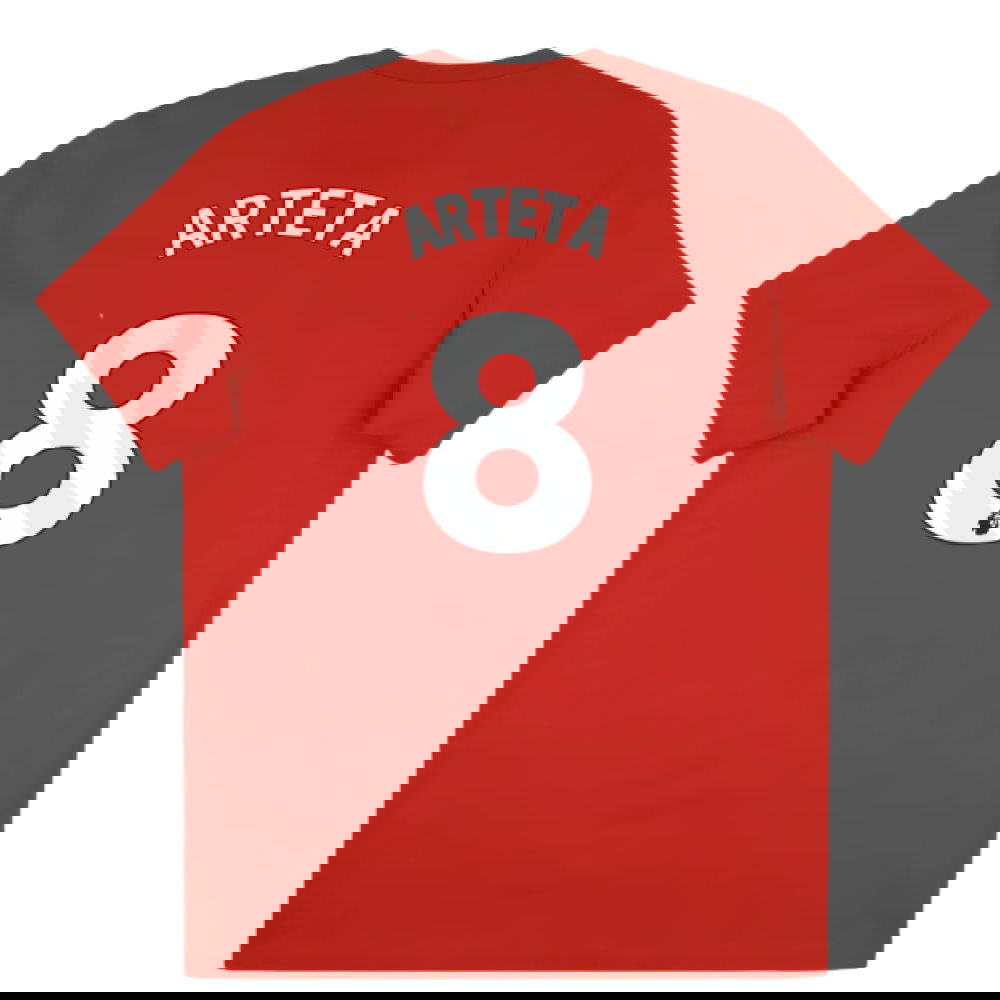 2025-2026 Arsenal Season Graphic Tee (Scarlet) (Arteta 8)
