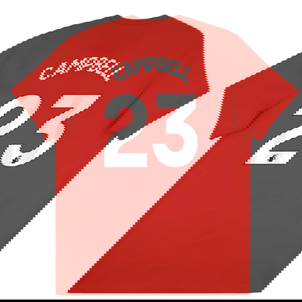 2025-2026 Arsenal Season Graphic Tee (Scarlet) (Campbell 23)