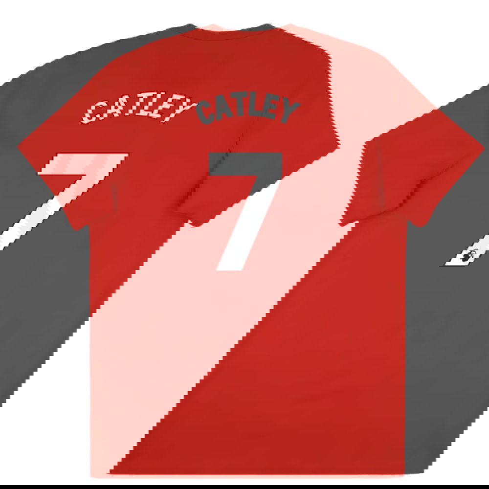 2025-2026 Arsenal Season Graphic Tee (Scarlet) (Catley 7)