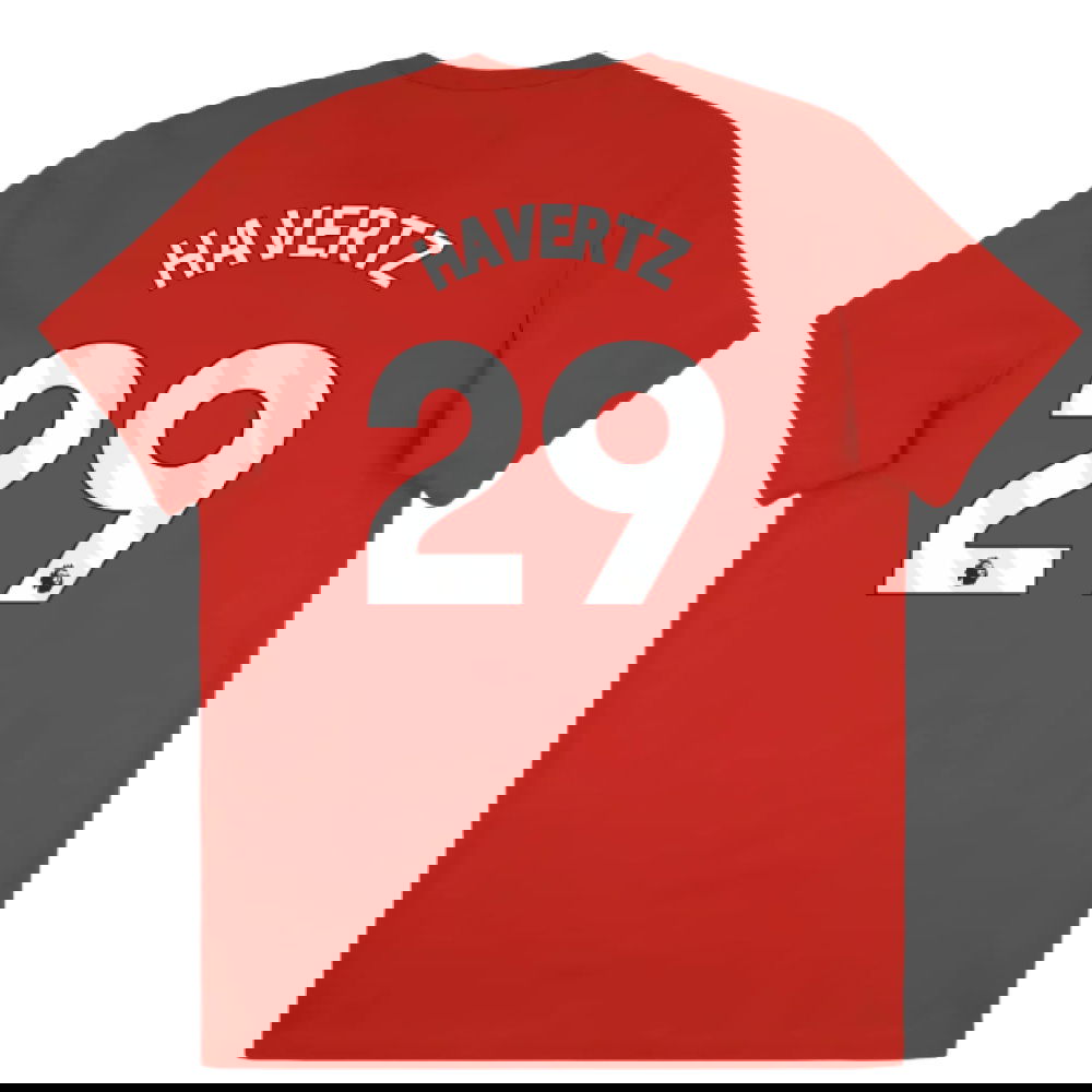 2025-2026 Arsenal Season Graphic Tee (Scarlet) (Havertz 29)