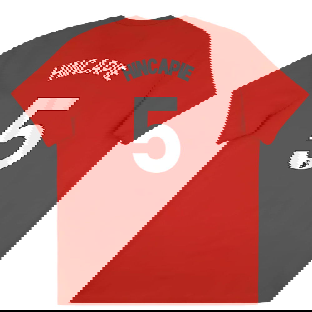2025-2026 Arsenal Season Graphic Tee (Scarlet) (Hincapie 5)