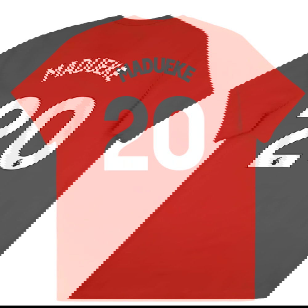 2025-2026 Arsenal Season Graphic Tee (Scarlet) (Madueke 20)