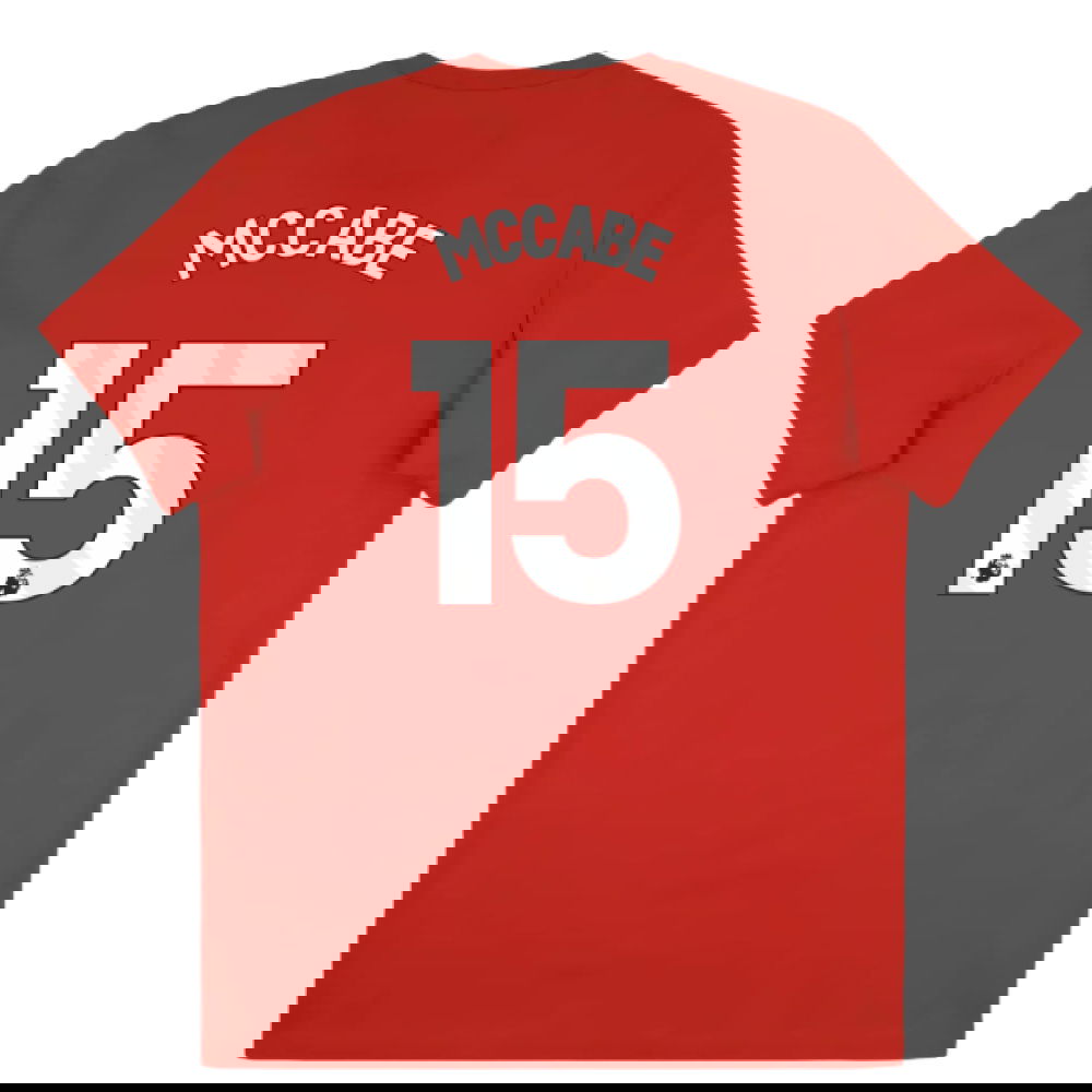 2025-2026 Arsenal Season Graphic Tee (Scarlet) (McCabe 15)