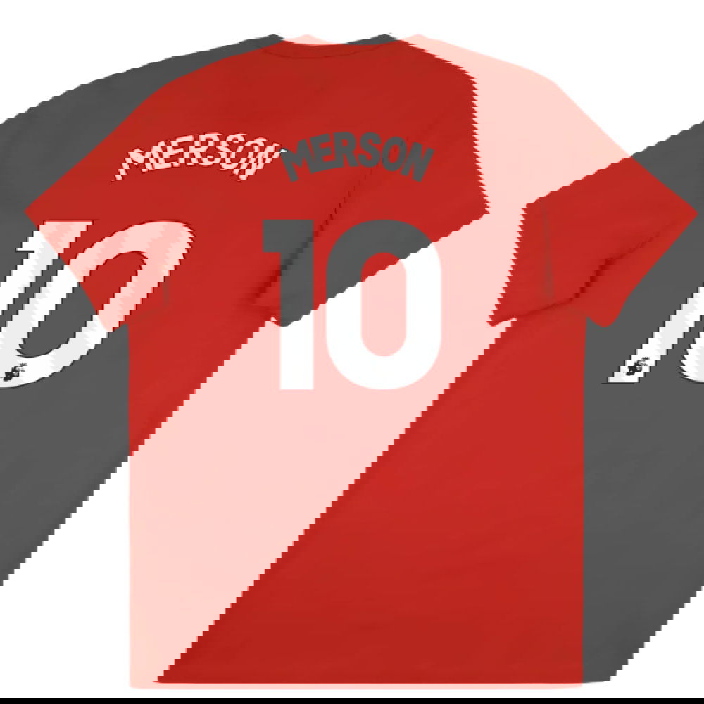 2025-2026 Arsenal Season Graphic Tee (Scarlet) (Merson 10)