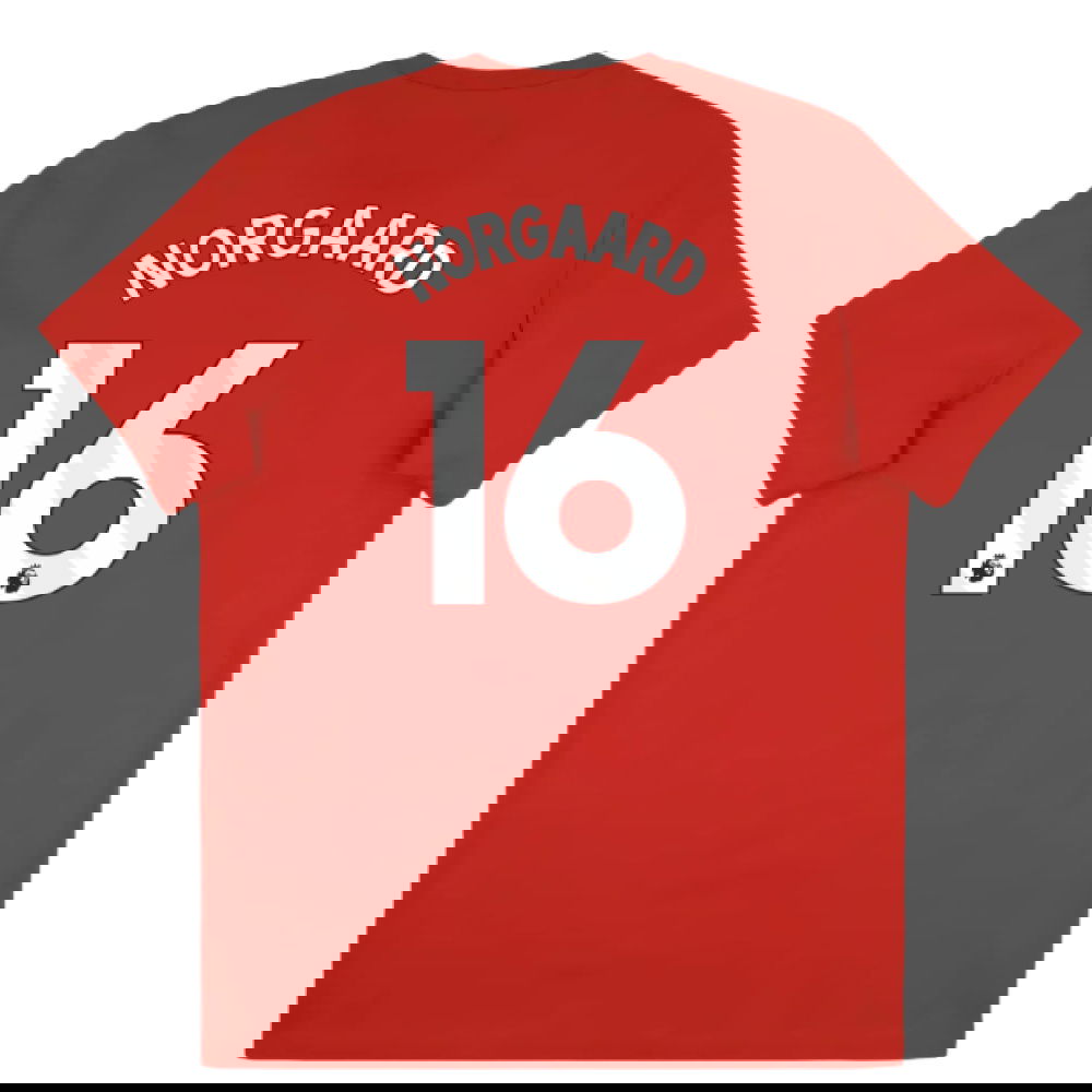 2025-2026 Arsenal Season Graphic Tee (Scarlet) (Norgaard 16)