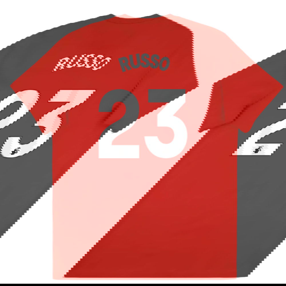 2025-2026 Arsenal Season Graphic Tee (Scarlet) (Russo 23)