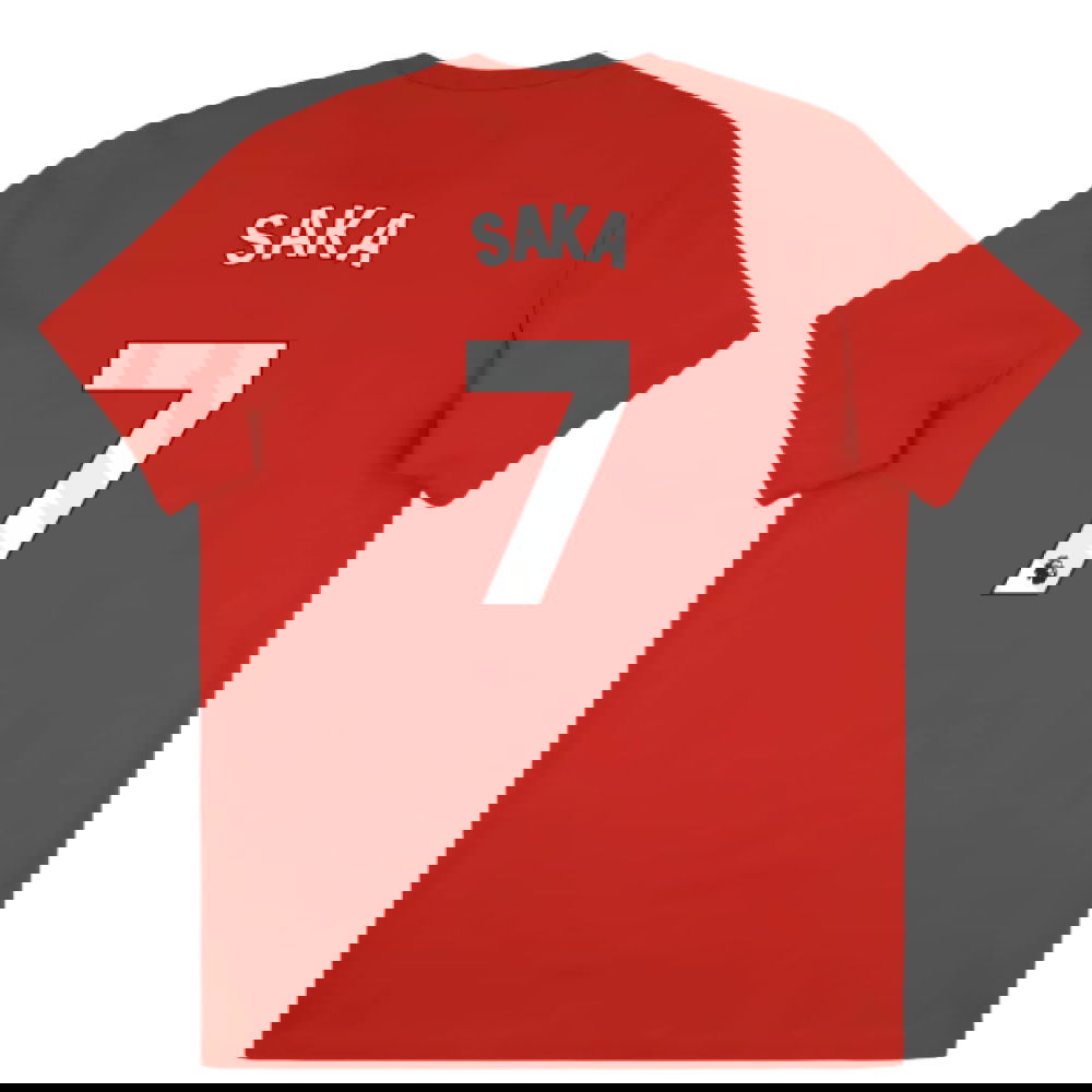 2025-2026 Arsenal Season Graphic Tee (Scarlet) (Saka 7)