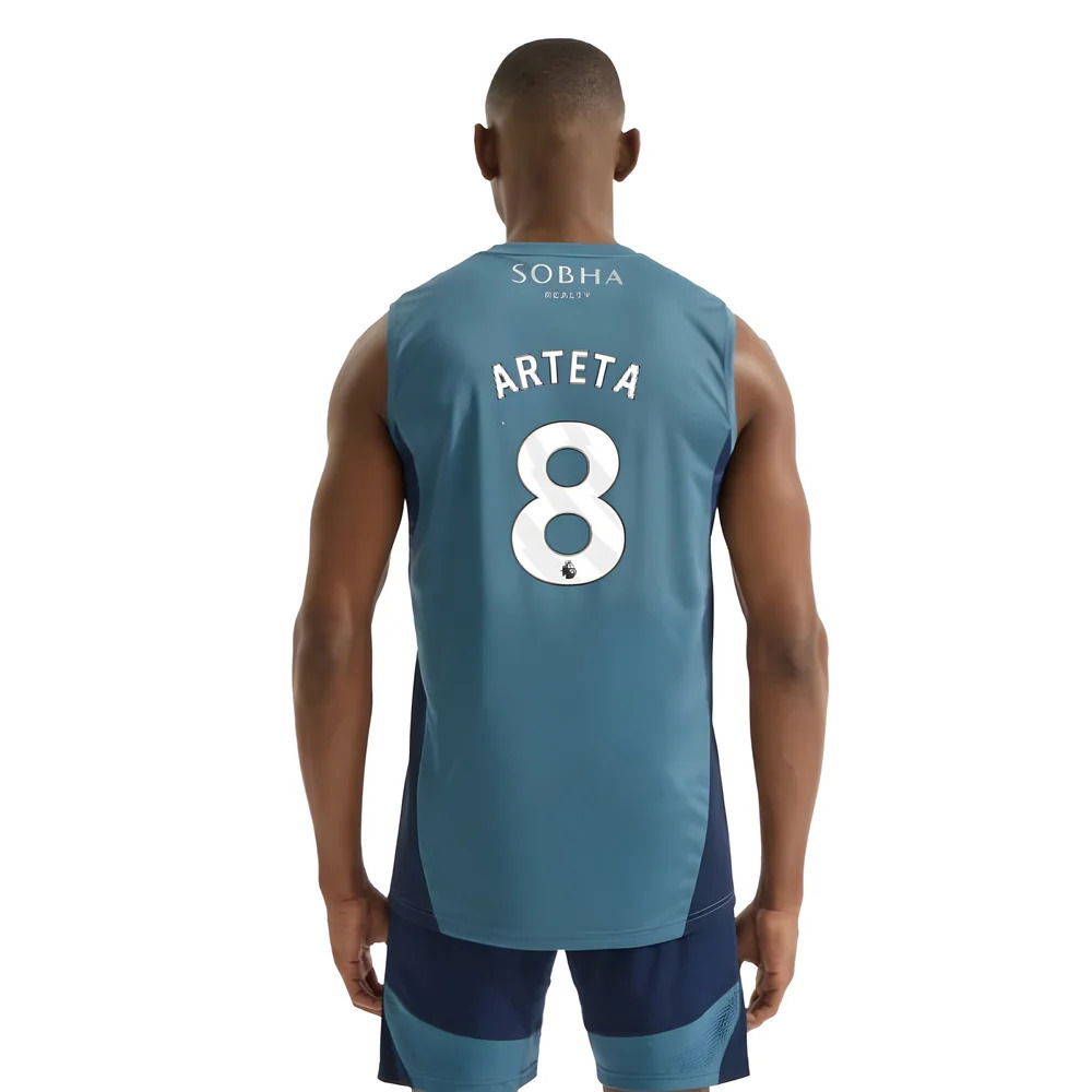2025-2026 Arsenal Sleeveless Jersey (Blanch Blue) (Arteta 8)