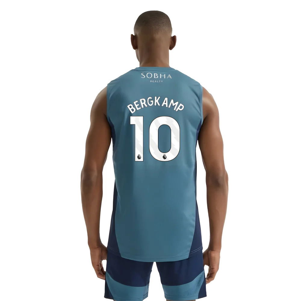 2025-2026 Arsenal Sleeveless Jersey (Blanch Blue) (Bergkamp 10)