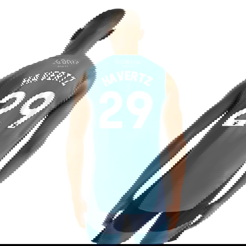 2025-2026 Arsenal Sleeveless Jersey (Blanch Blue) (Havertz 29)