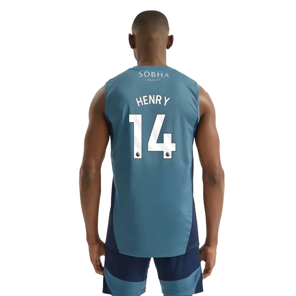 2025-2026 Arsenal Sleeveless Jersey (Blanch Blue) (Henry 14)