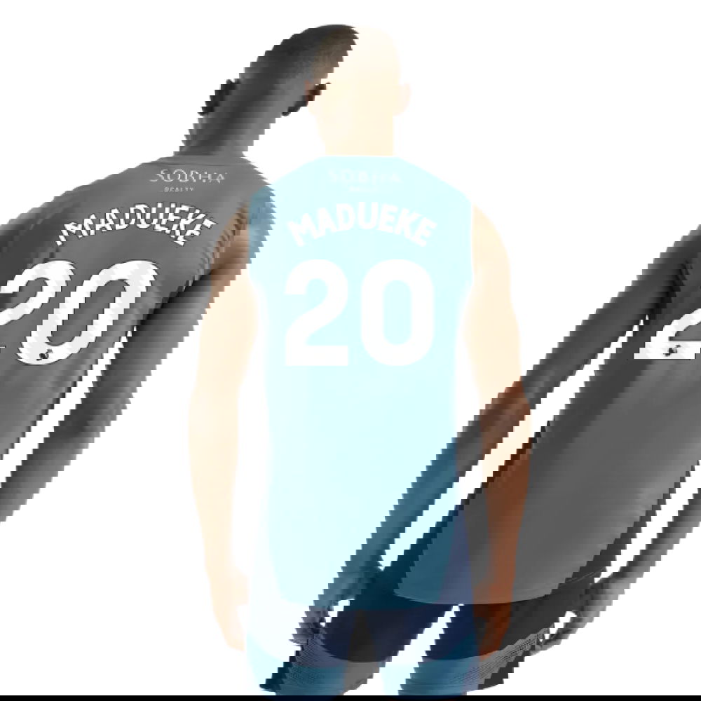 2025-2026 Arsenal Sleeveless Jersey (Blanch Blue) (Madueke 20)