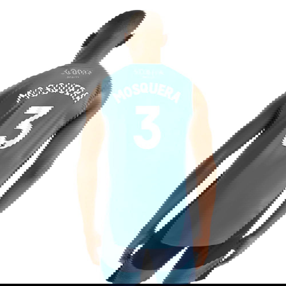 2025-2026 Arsenal Sleeveless Jersey (Blanch Blue) (Mosquera 3)