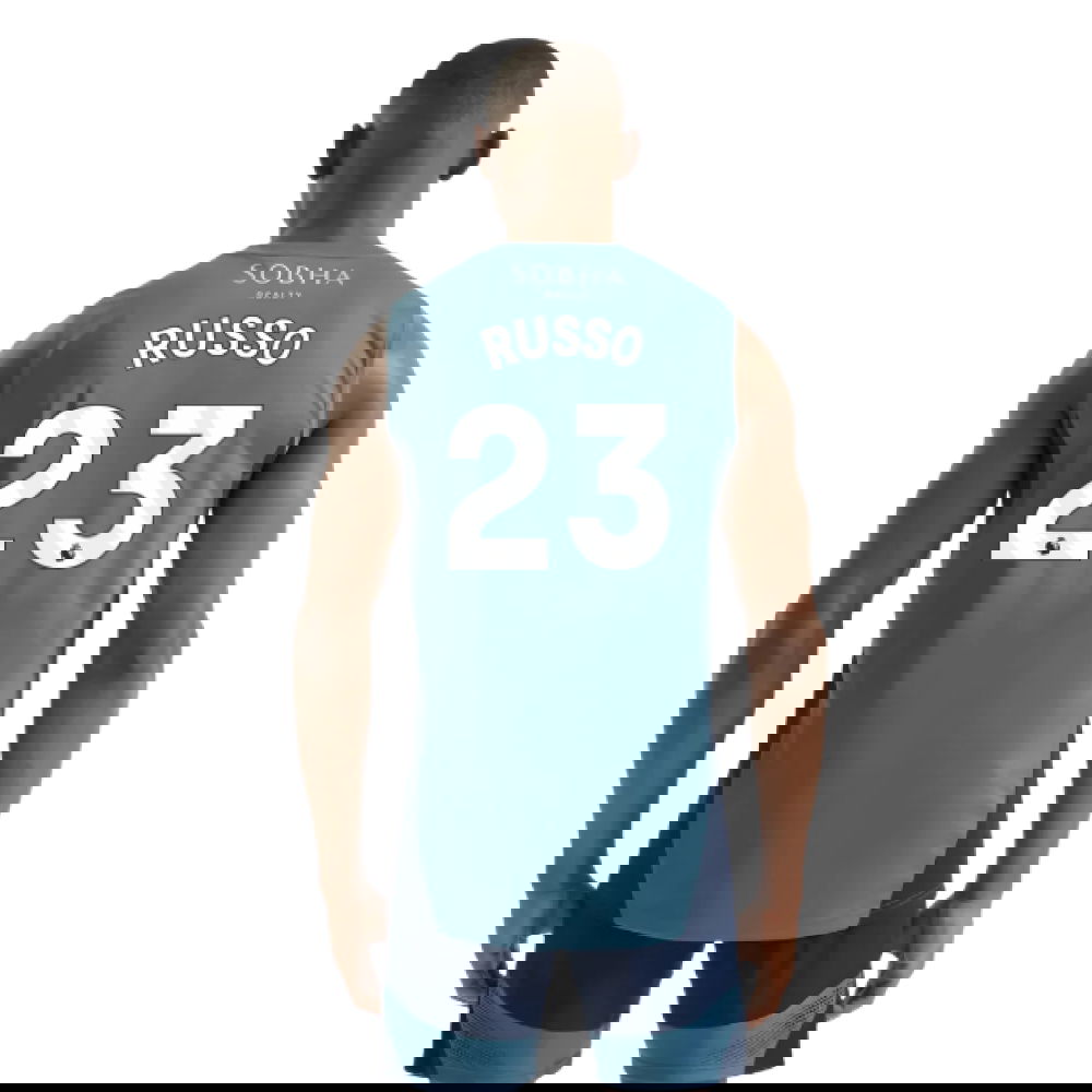 2025-2026 Arsenal Sleeveless Jersey (Blanch Blue) (Russo 23)