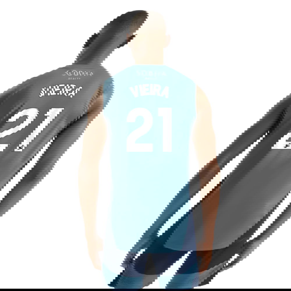 2025-2026 Arsenal Sleeveless Jersey (Blanch Blue) (Vieira 21)