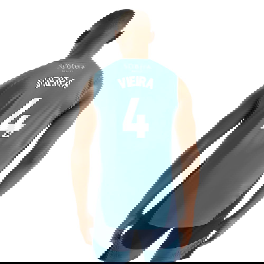 2025-2026 Arsenal Sleeveless Jersey (Blanch Blue) (Vieira 4)