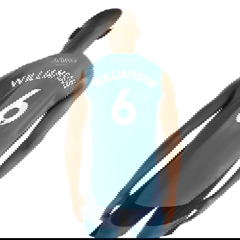 2025-2026 Arsenal Sleeveless Jersey (Blanch Blue) (Williamson 6)