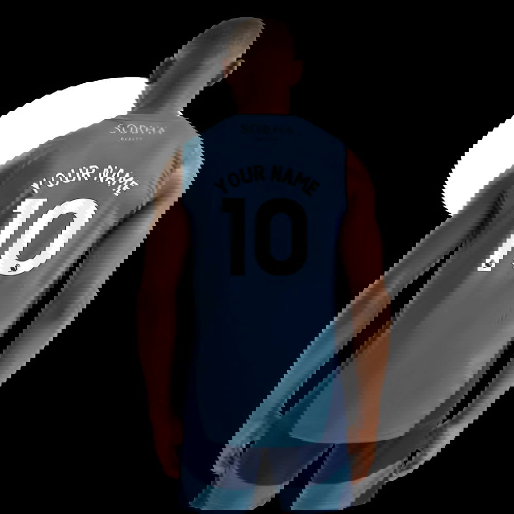 2025-2026 Arsenal Sleeveless Jersey (Blanch Blue) (Your Name)