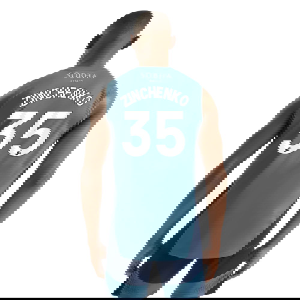 2025-2026 Arsenal Sleeveless Jersey (Blanch Blue) (Zinchenko 35)