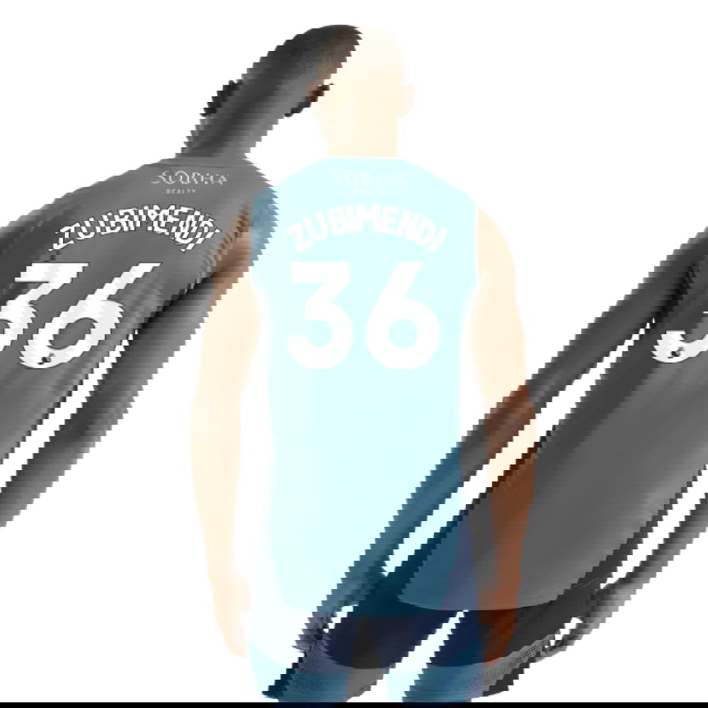 2025-2026 Arsenal Sleeveless Jersey (Blanch Blue) (Zubimendi 36)