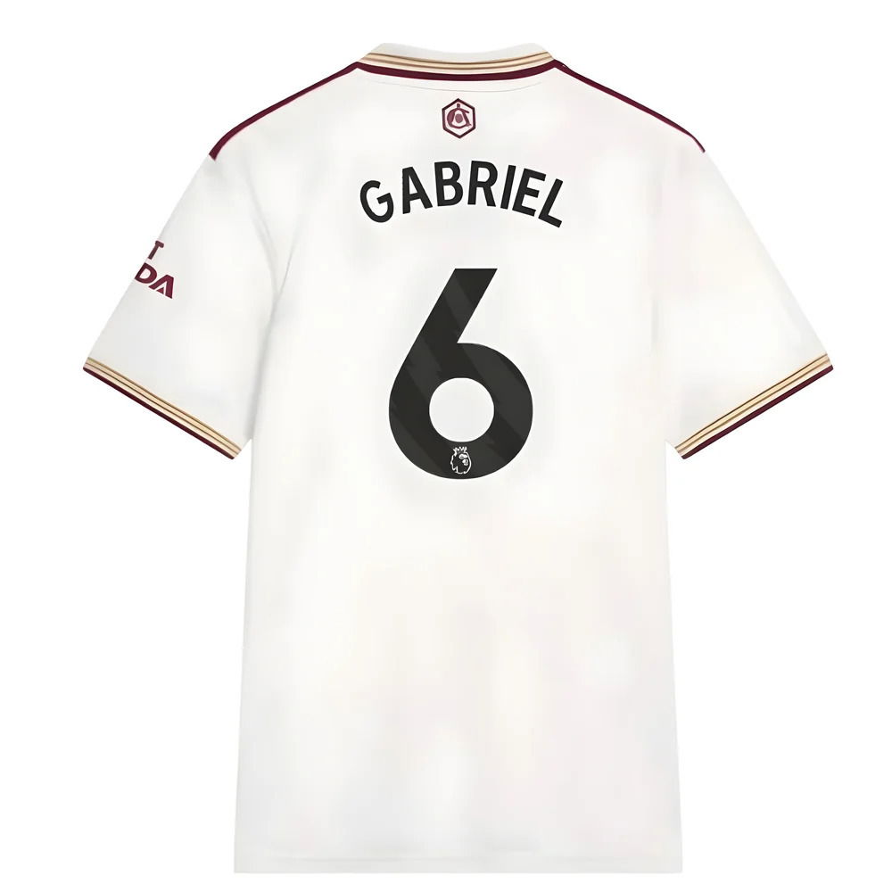 2025-2026 Arsenal Third Shirt (Gabriel 6)