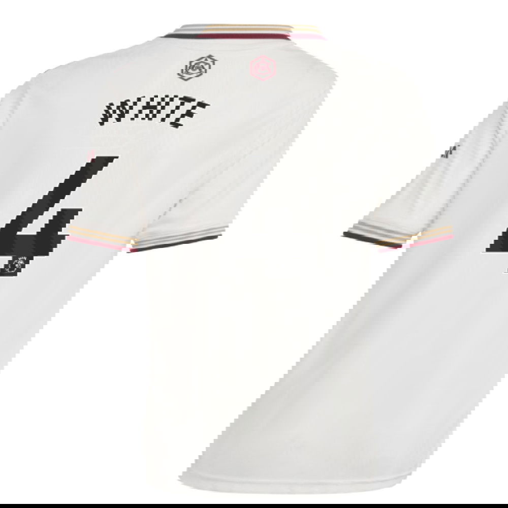 2025-2026 Arsenal Third Shirt (Kids) (White 4)